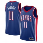 Maillot NBA Sacramento Kings Domantas Sabonis Nike 2024-25 City Edition Bleu Swingman - Homme